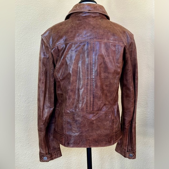 Old Gringo Brown Distressed Jacket Size Medium EUC! - Picture 7 of 16